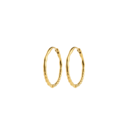 PILGRIM Between Hoop Earrings in Gold by Pilgrim