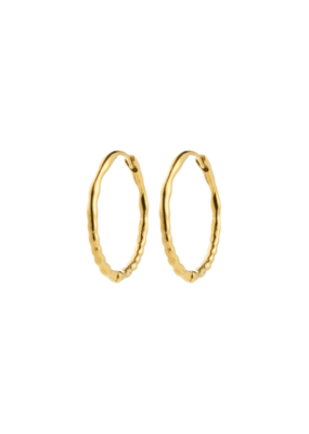 PILGRIM Between Hoop Earrings in Gold by Pilgrim