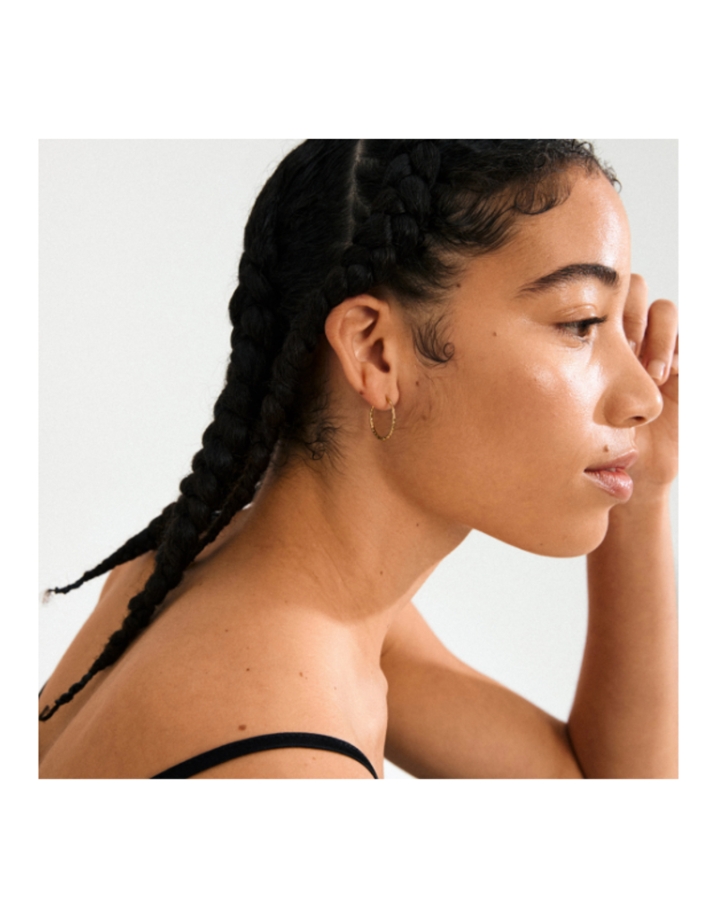 PILGRIM Between Hoop Earrings in Gold by Pilgrim