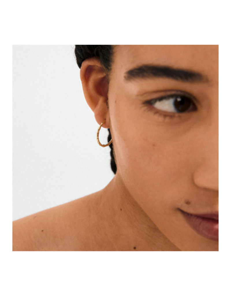 PILGRIM Between Hoop Earrings in Gold by Pilgrim
