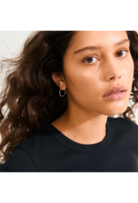 PILGRIM Between Hoop Earrings in Silver by Pilgrim