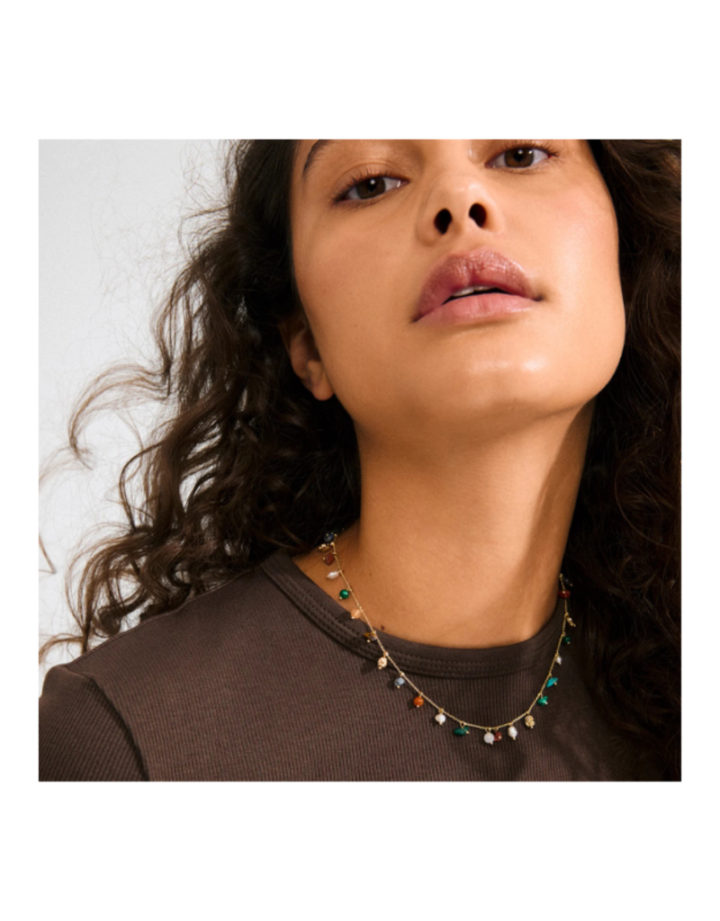 PILGRIM Between Necklace in Gold by Pilgrim