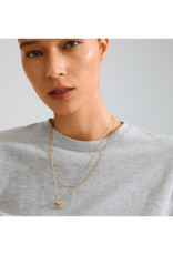 PILGRIM Between Necklace 2-In-1 in Gold by Pilgrim
