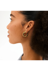 PILGRIM Phase Large Hoop Earrings in Gold by Pilgrim