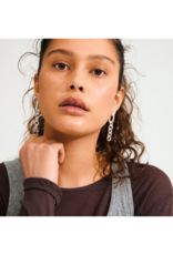 PILGRIM Phase Earrings in Silver by Pilgrim