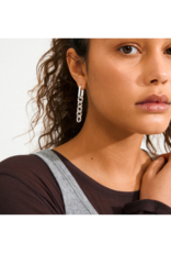 PILGRIM Phase Earrings in Silver by Pilgrim