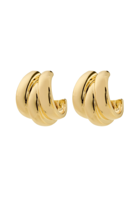 PILGRIM Damia Earrings in Gold by Pilgrim