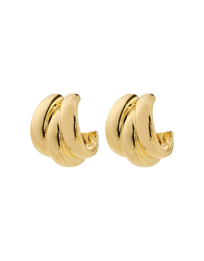 PILGRIM Damia Earrings in Gold by Pilgrim