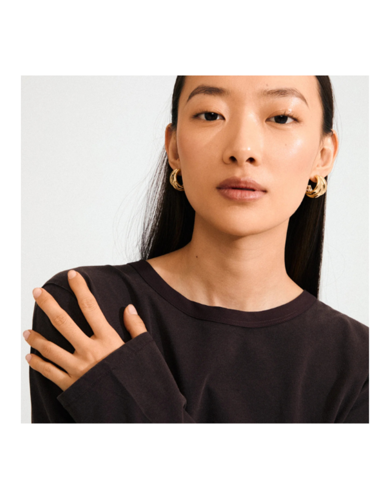 PILGRIM Damia Earrings in Gold by Pilgrim