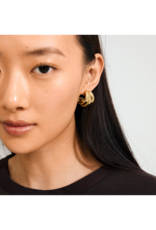 PILGRIM Damia Earrings in Gold by Pilgrim