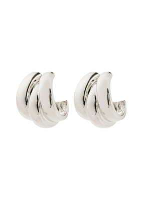PILGRIM Damia Earrings in Silver by Pilgrim