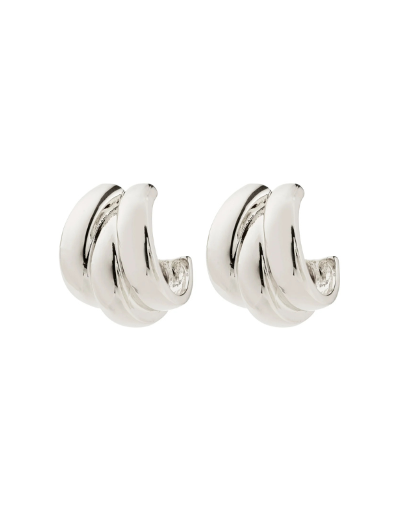 PILGRIM Damia Earrings in Silver by Pilgrim