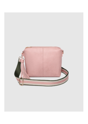 Louenhide Kasey Stripe Crossbody in Blush by Louenhide