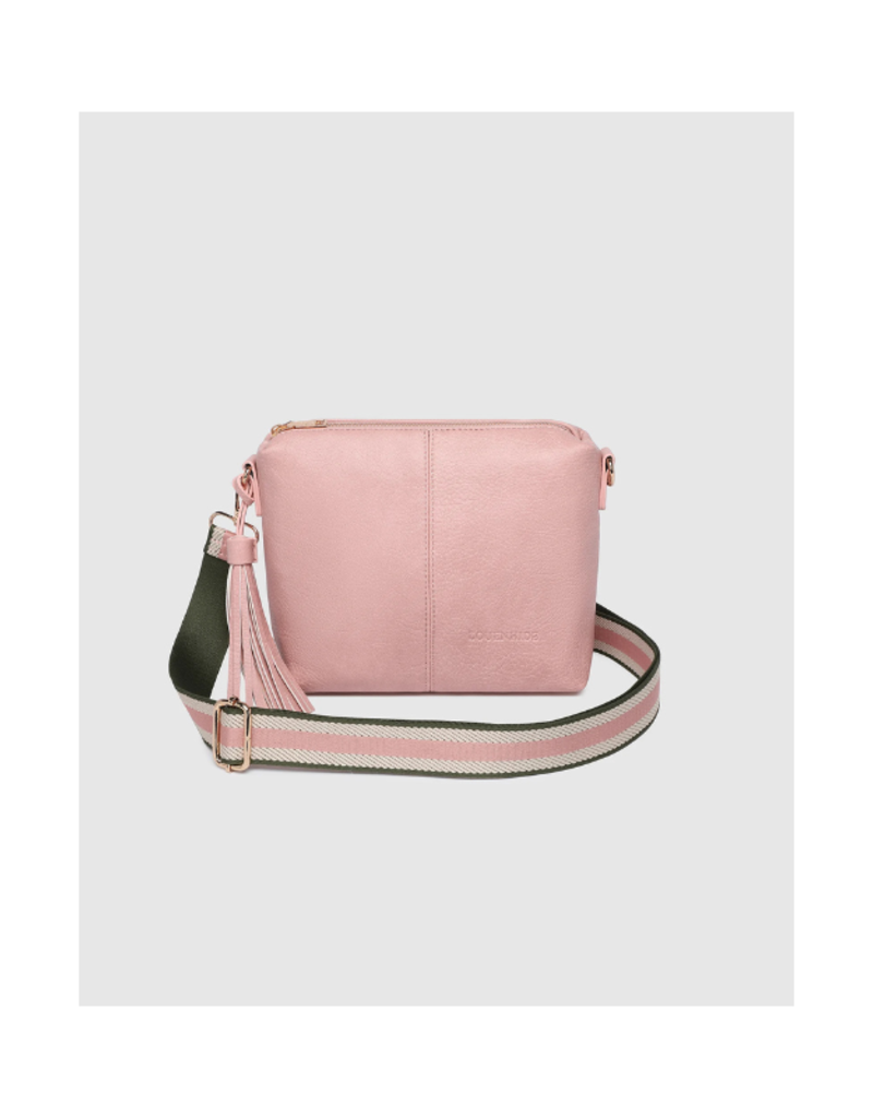 Louenhide Kasey Stripe Crossbody in Blush by Louenhide