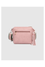 Louenhide Kasey Stripe Crossbody in Blush by Louenhide