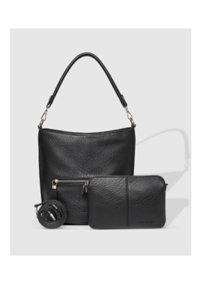 Louenhide Juno Shoulder Bag in Black by Louenhide