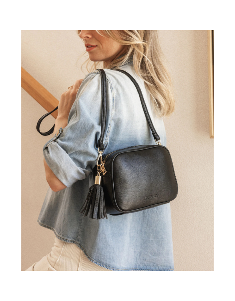Louenhide Jacinta Gia Crossbody in Black by Louenhide
