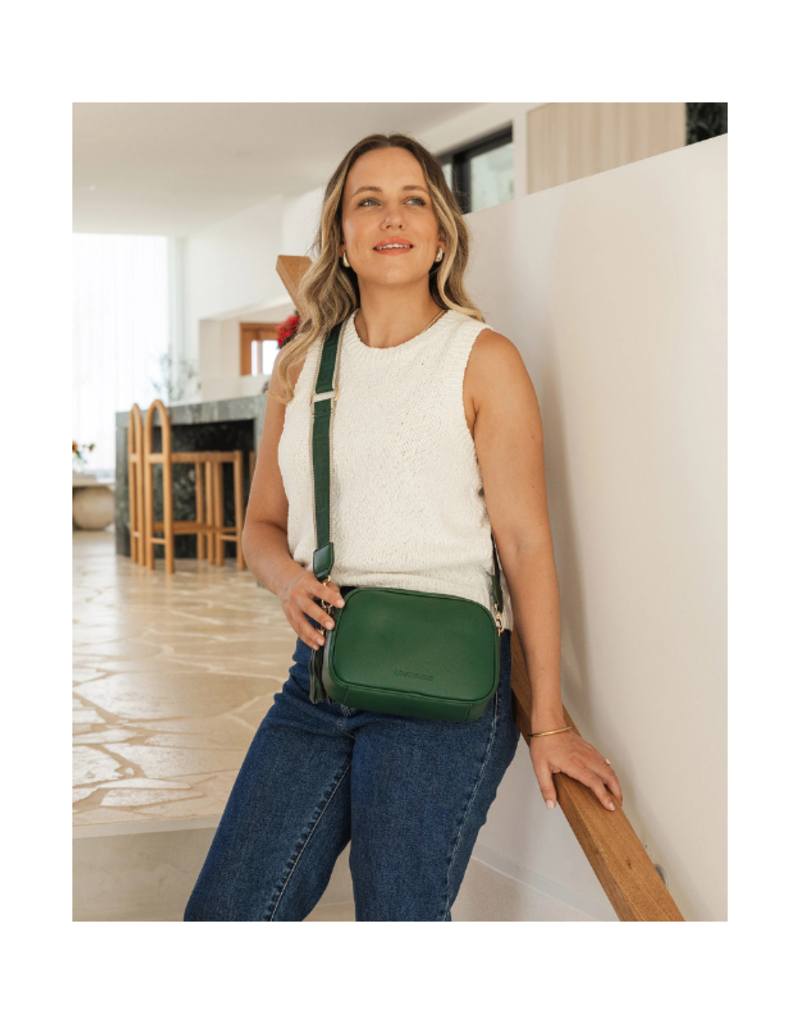 Louenhide Jacinta Gia Crossbody in Forest Green by Louenhide