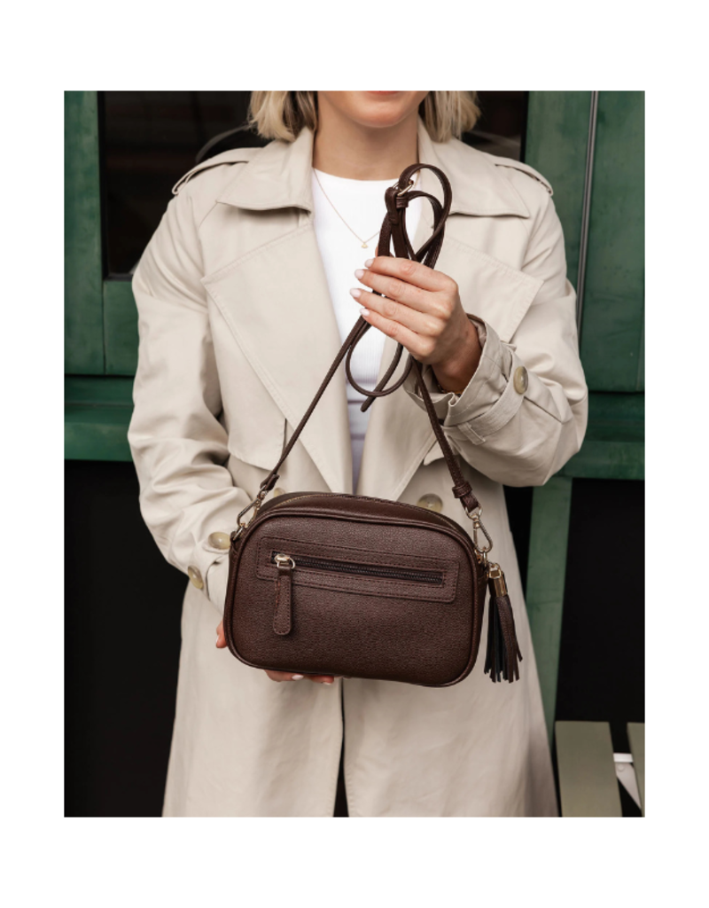 Louenhide Jacinta Gia Crossbody in Chocolate by Louenhide