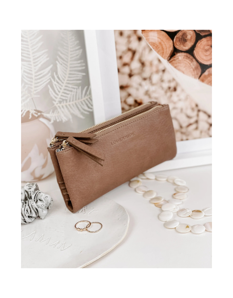 Louenhide Delta Wallet in Mocha by Louenhide