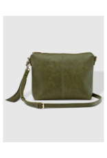 Louenhide Daisy Stripe Crossbody in Khaki by Louenhide