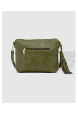 Louenhide Daisy Stripe Crossbody in Khaki by Louenhide