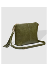 Louenhide Daisy Stripe Crossbody in Khaki by Louenhide