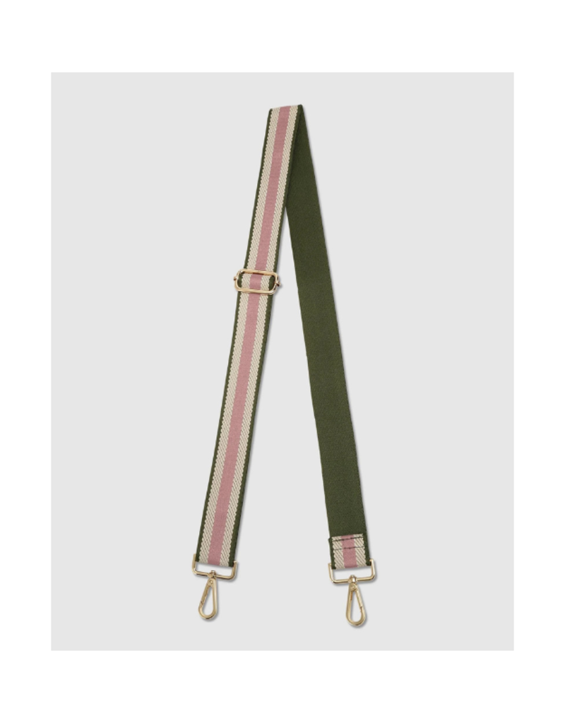 Louenhide Daisy Stripe Crossbody in Khaki by Louenhide