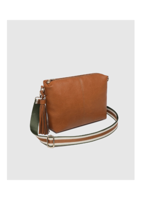 Louenhide Daisy Stripe Crossbody in Tan by Louenhide
