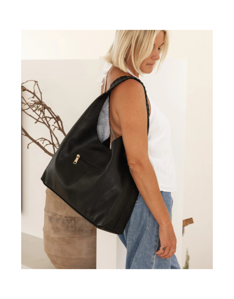 Louenhide Avery Shoulder Bag in Black by Louenhide