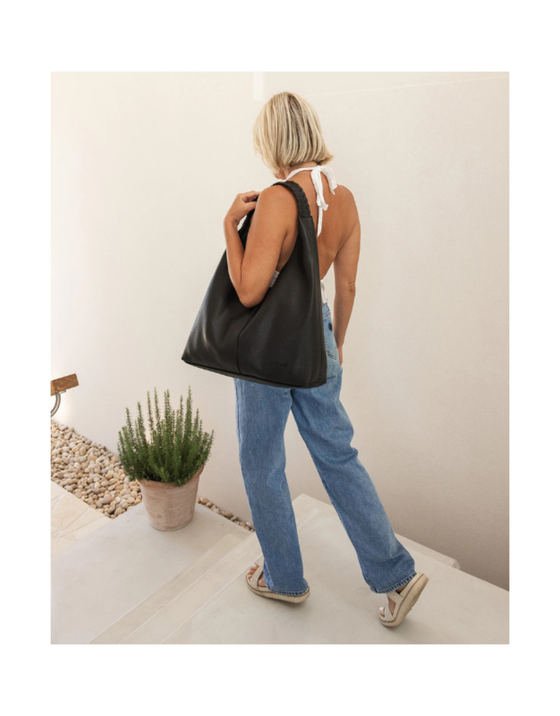 Louenhide Avery Shoulder Bag in Black by Louenhide