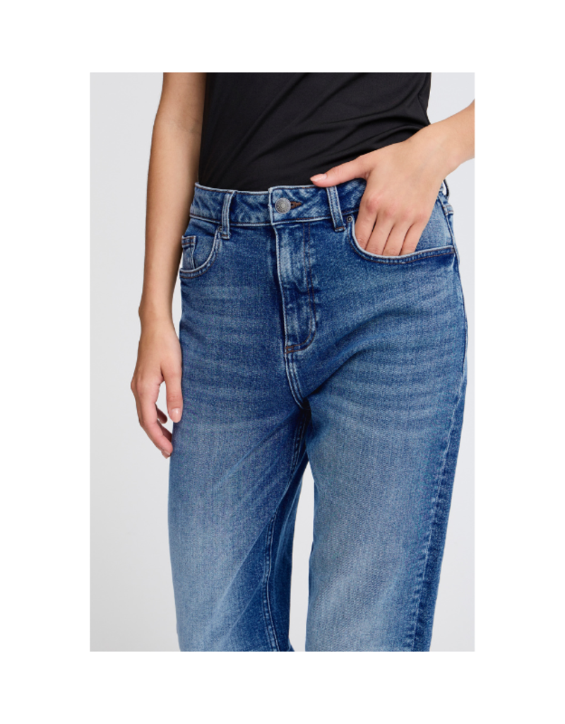 b.young Loetta Jeans in Mid Blue Denim by b.young
