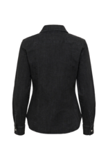 Part Two Sanilla Jean Shirt in Wash Black Denim by Part Two