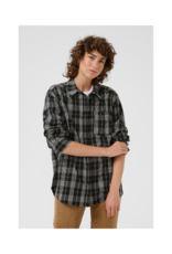 Part Two Samea Plaid Shirt in Black Check by Part Two