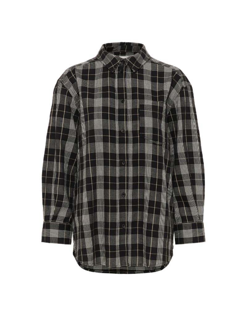 Part Two Samea Plaid Shirt in Black Check by Part Two