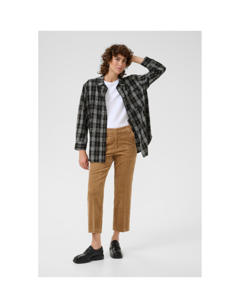 Part Two Samea Plaid Shirt in Black Check by Part Two