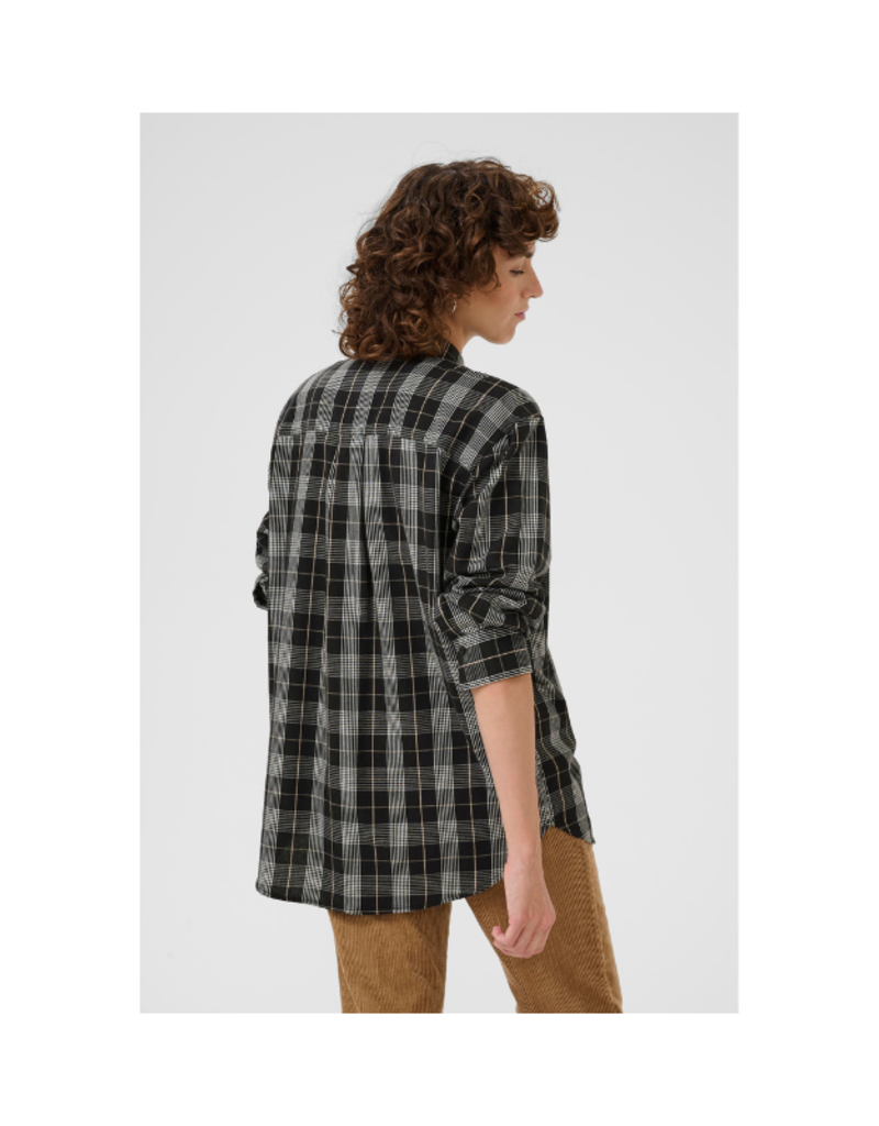 Part Two Samea Plaid Shirt in Black Check by Part Two