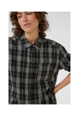Part Two Samea Plaid Shirt in Black Check by Part Two