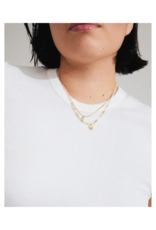 PILGRIM Sea Necklace White 3in1 Gold by Pilgrim