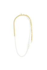 PILGRIM Relando Beaded Necklace in Gold by Pilgrim