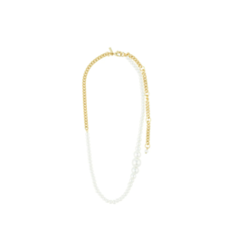 PILGRIM Relando Beaded Necklace in Gold by Pilgrim