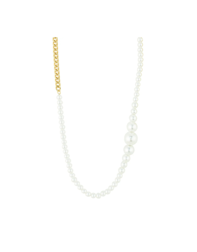 PILGRIM Relando Beaded Necklace in Gold by Pilgrim
