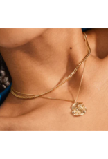 PILGRIM Pilgrim Willpower Curb & Coin Necklace 2in1 Gold