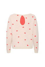 ICHI Brielle Longsleeve in Oatmeal Melange by ICHI