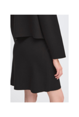 ICHI Ketty Button Front Skirt in Black by ICHI