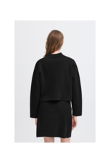 ICHI Ketty Button Down in Black by ICHI