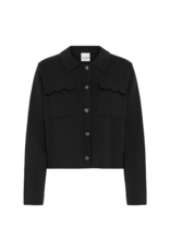 ICHI Ketty Button Down in Black by ICHI