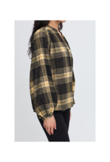 ICHI Esiva Plaid Shirt in Check Patt by ICHI