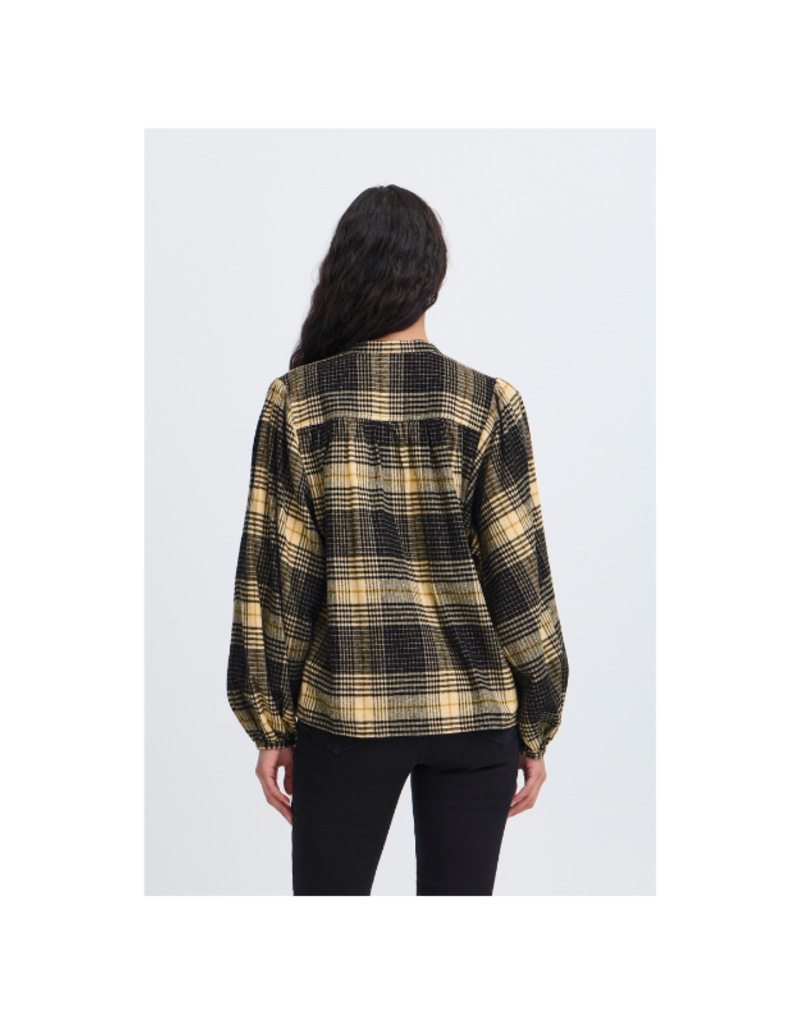 ICHI Esiva Plaid Shirt in Check Patt by ICHI
