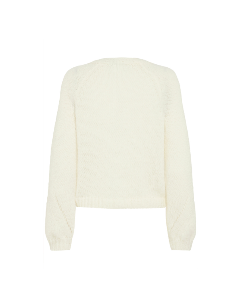 b.young Marcelle Cardigan in Marshmallow by b.young